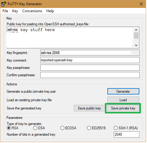 putty key generator download for windows 10